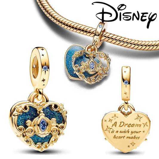 Disney Cinderella Mickey Mouse Silver 925 Jewelry Making