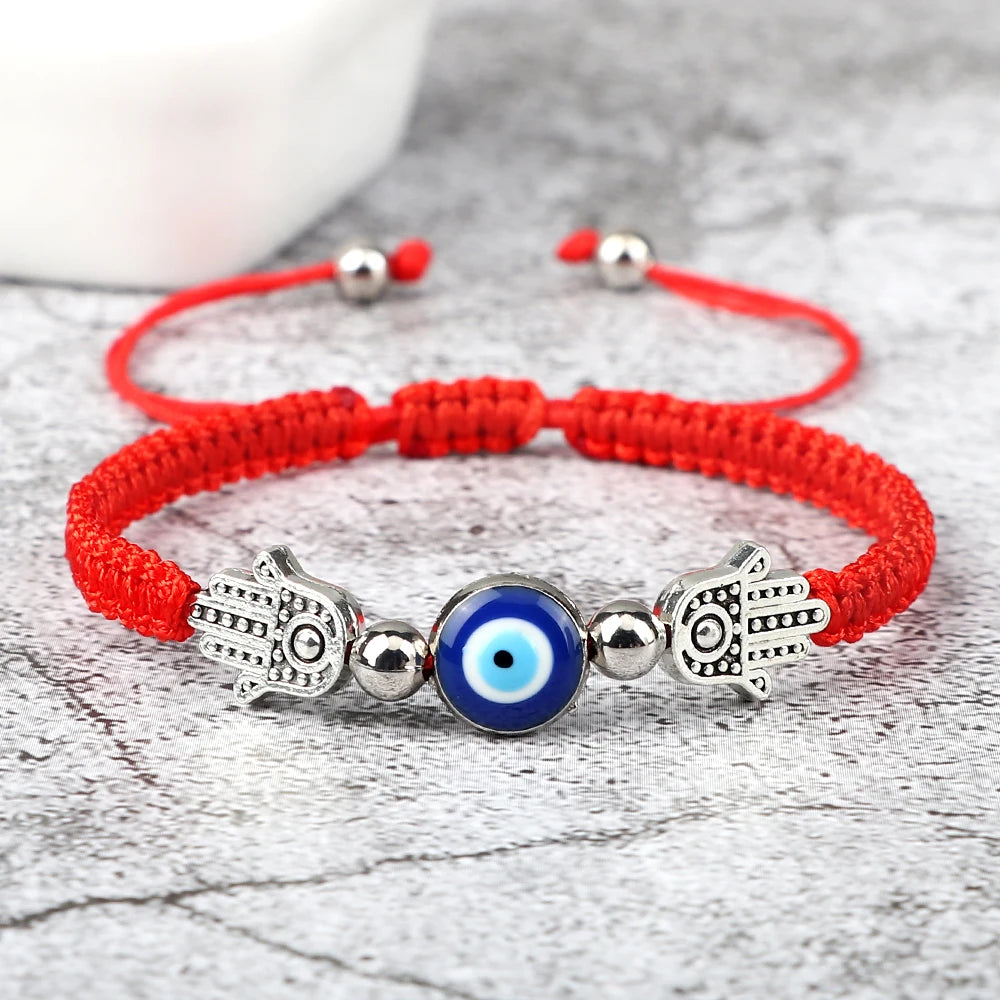 Hand of Fatima Evil Eye Bracelet