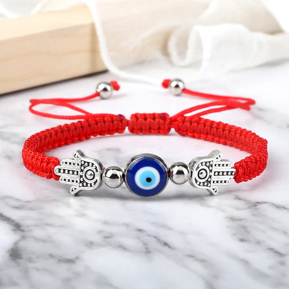 Hand of Fatima Evil Eye Bracelet