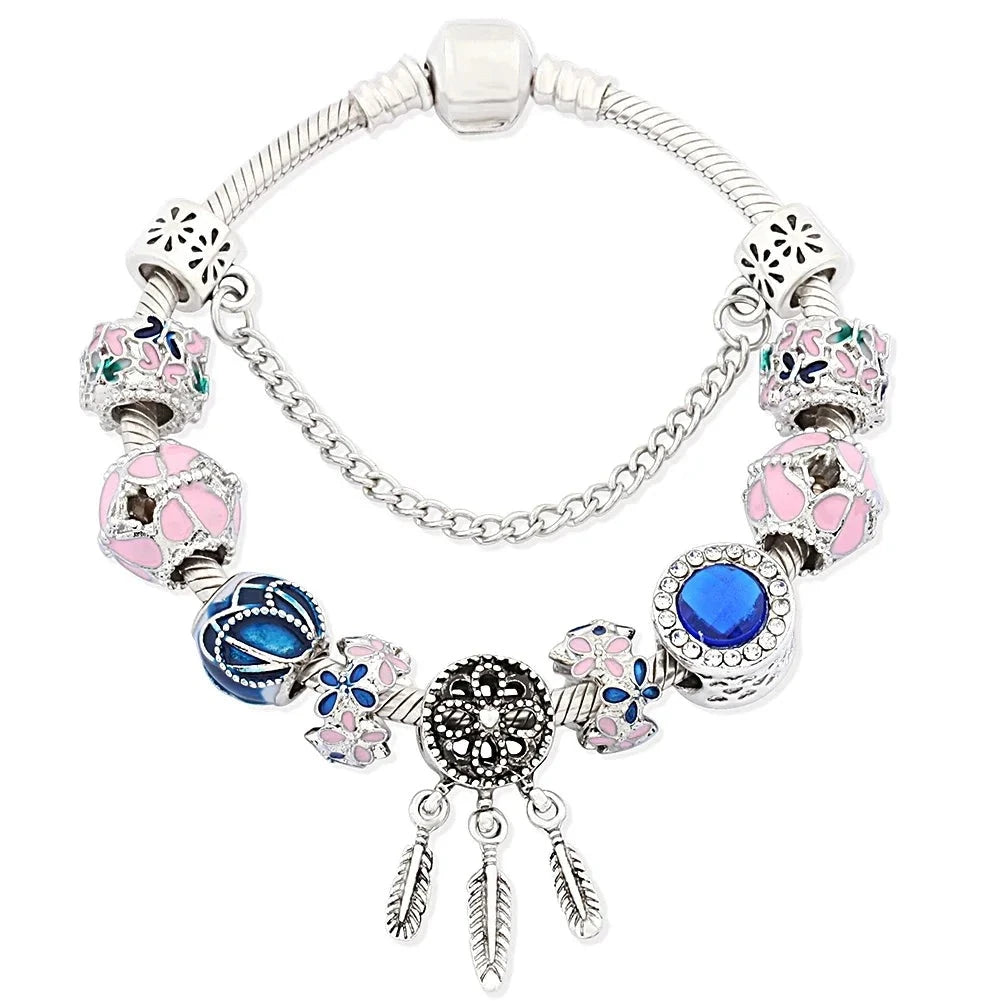 Fayrouz Dream Catcher pendant charm bracelet