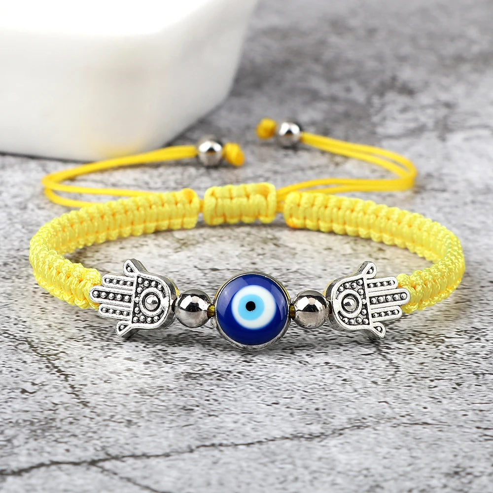 Hand of Fatima Evil Eye Bracelet