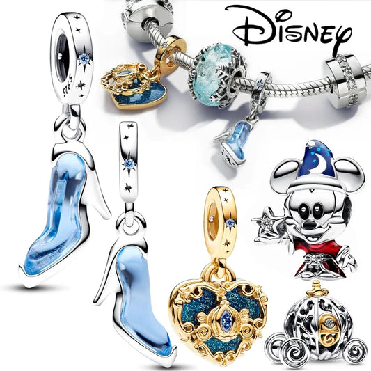 Disney Cinderella Mickey Mouse Silver 925 Jewelry Making