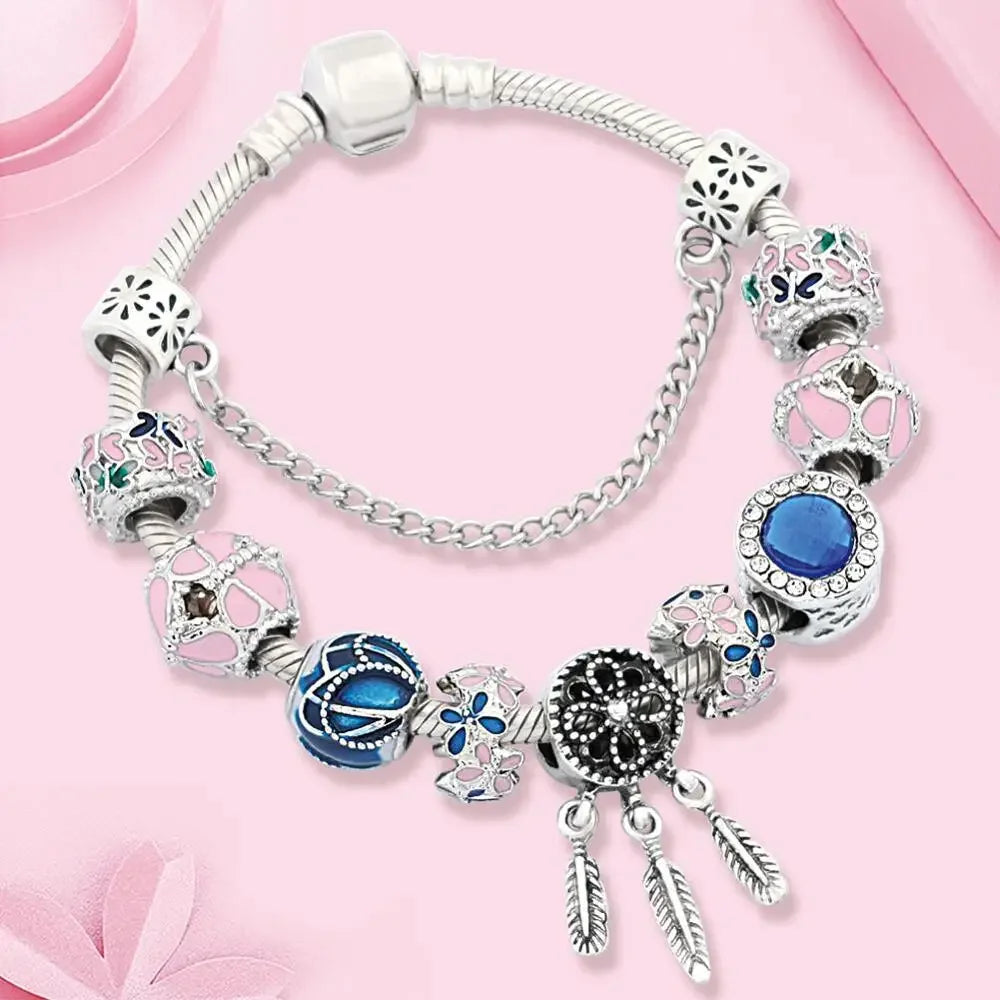 Fayrouz Dream Catcher pendant charm bracelet