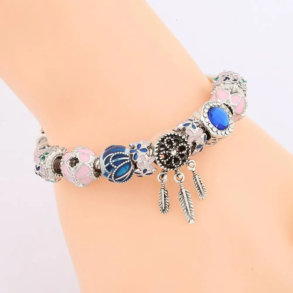 Fayrouz Dream Catcher pendant charm bracelet