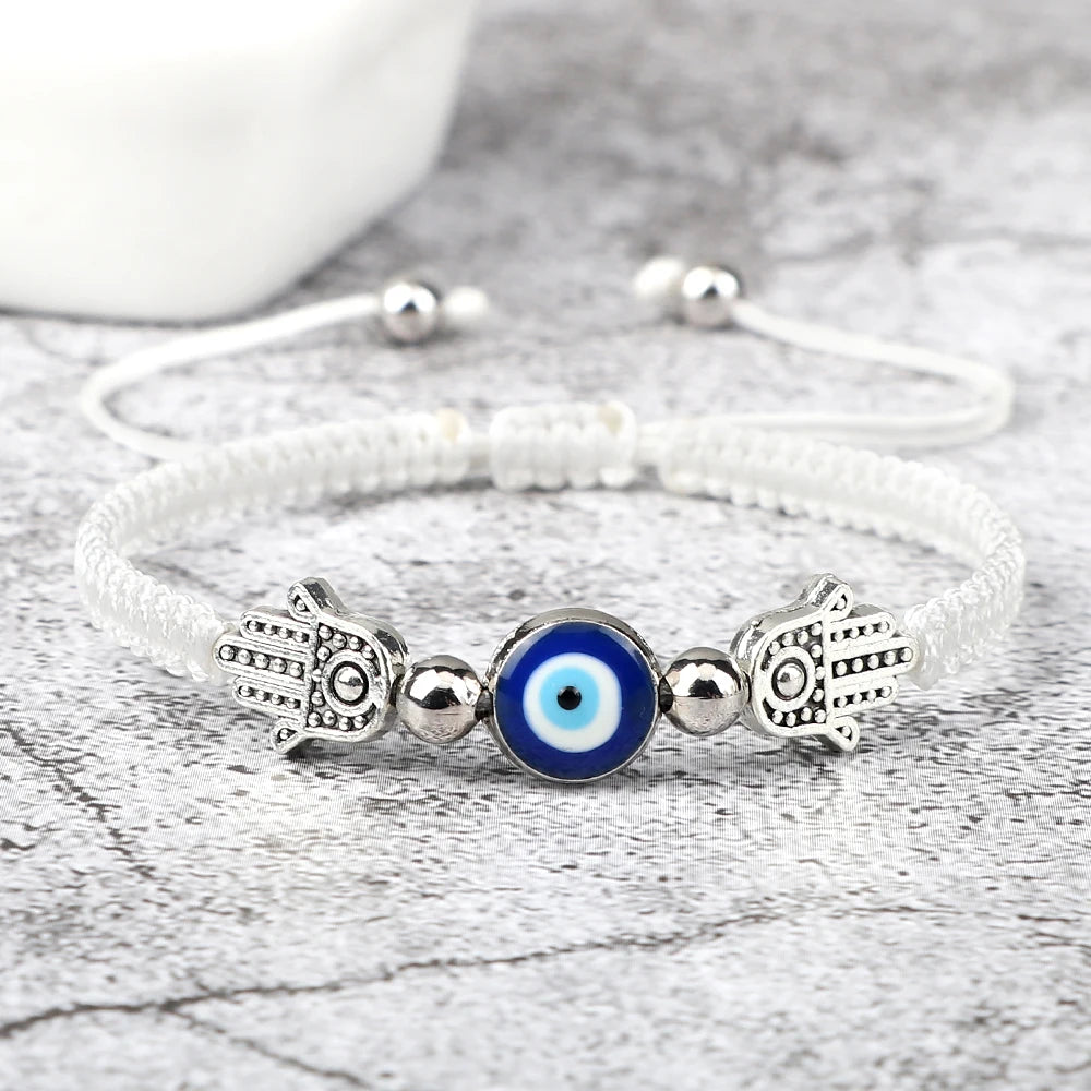 Hand of Fatima Evil Eye Bracelet